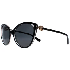 Bvlgari Sunglasses BV8246B 538187 Black Grey Transparent Dark Grey
