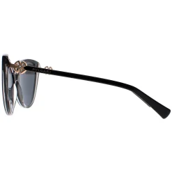 Bvlgari Sunglasses BV8246B 538187 Black Grey Transparent Dark Grey