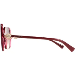 Bvlgari Sunglasses BV8238B 5469E2 Bordeaux on Transparent Red Brown Pu