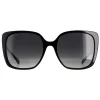 Bvlgari Sunglasses BV8225B 501/T3 Black Grey Gradient Polarized