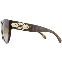 Bvlgari Sunglasses BV8214B 504/T5 Dark Havana Brown Gradient Polarized