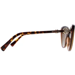 Bvlgari Sunglasses BV8246B 5496T5 Havana Brown Transparent Brown Gradi
