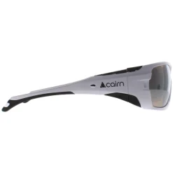 Cairn Sunglasses Racing 101 Matte White Black Flash Grey Photochromic