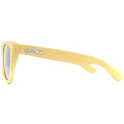 Cairn Sunglasses Woody 07 Bamboo Sunvisor Grey Mirror