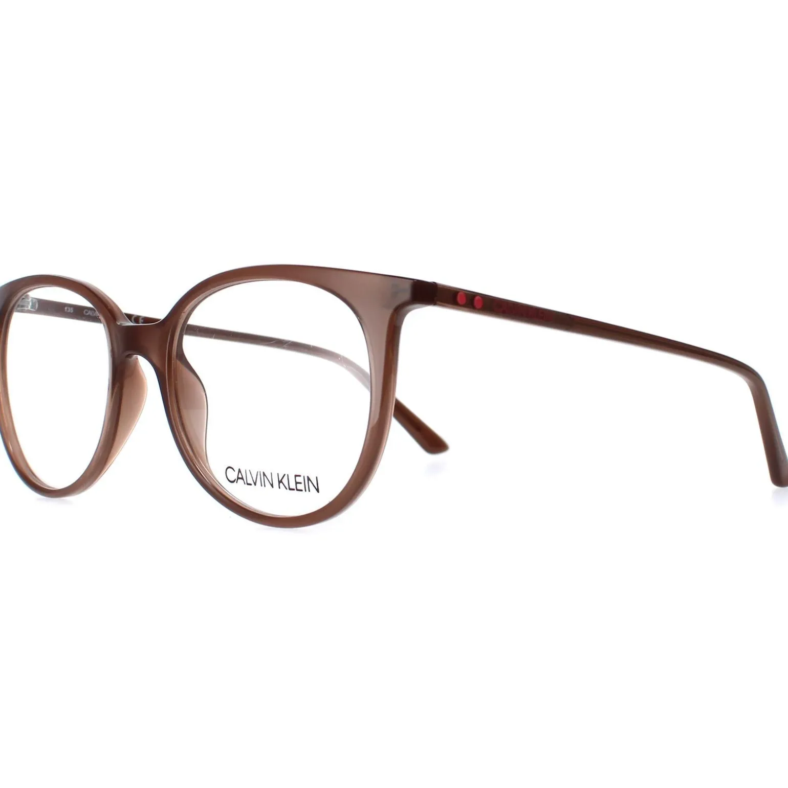 Calvin Klein Glasses Frames CK19508 210 Milky Brown Women
