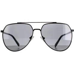 Calvin Klein Sunglasses CK20124S 001 Shiny Black Solid Smoke