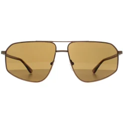 Calvin Klein Sunglasses CK23126S 770 Matte Amber Gold Gold Brown