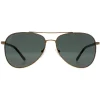 Calvin Klein Sunglasses CK21306S 718 Satin Gold Green