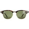 Calvin Klein Sunglasses CK20314S 235 Shiny Tortoise Solid Green G15