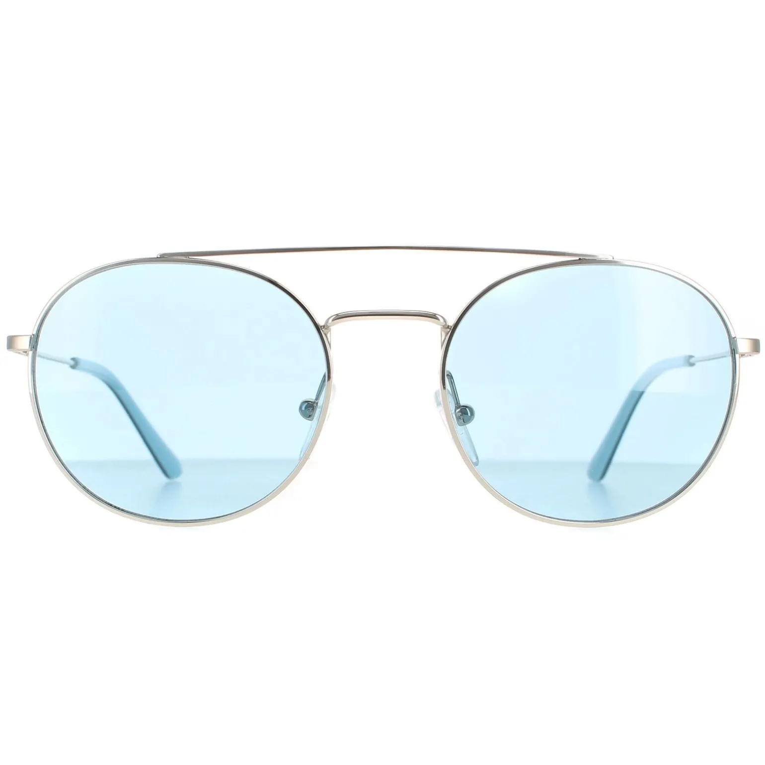 Calvin Klein Sunglasses CK18116S 046 Nickel Solid Light Blue