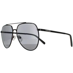 Calvin Klein Sunglasses CK20124S 001 Shiny Black Solid Smoke