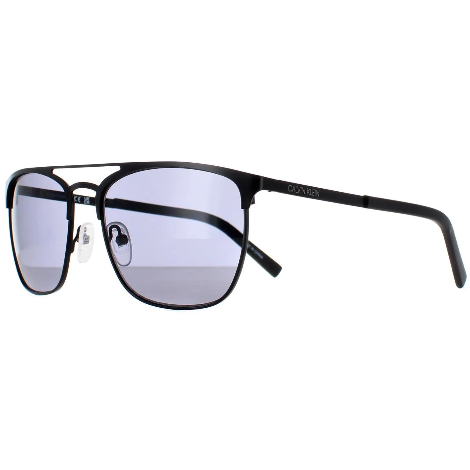 Calvin Klein Sunglasses CK20123S 001 Matte Black Solid Smoke