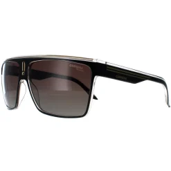 Carrera Sunglasses 22 2M2/LA Black Gold Brown Polarized