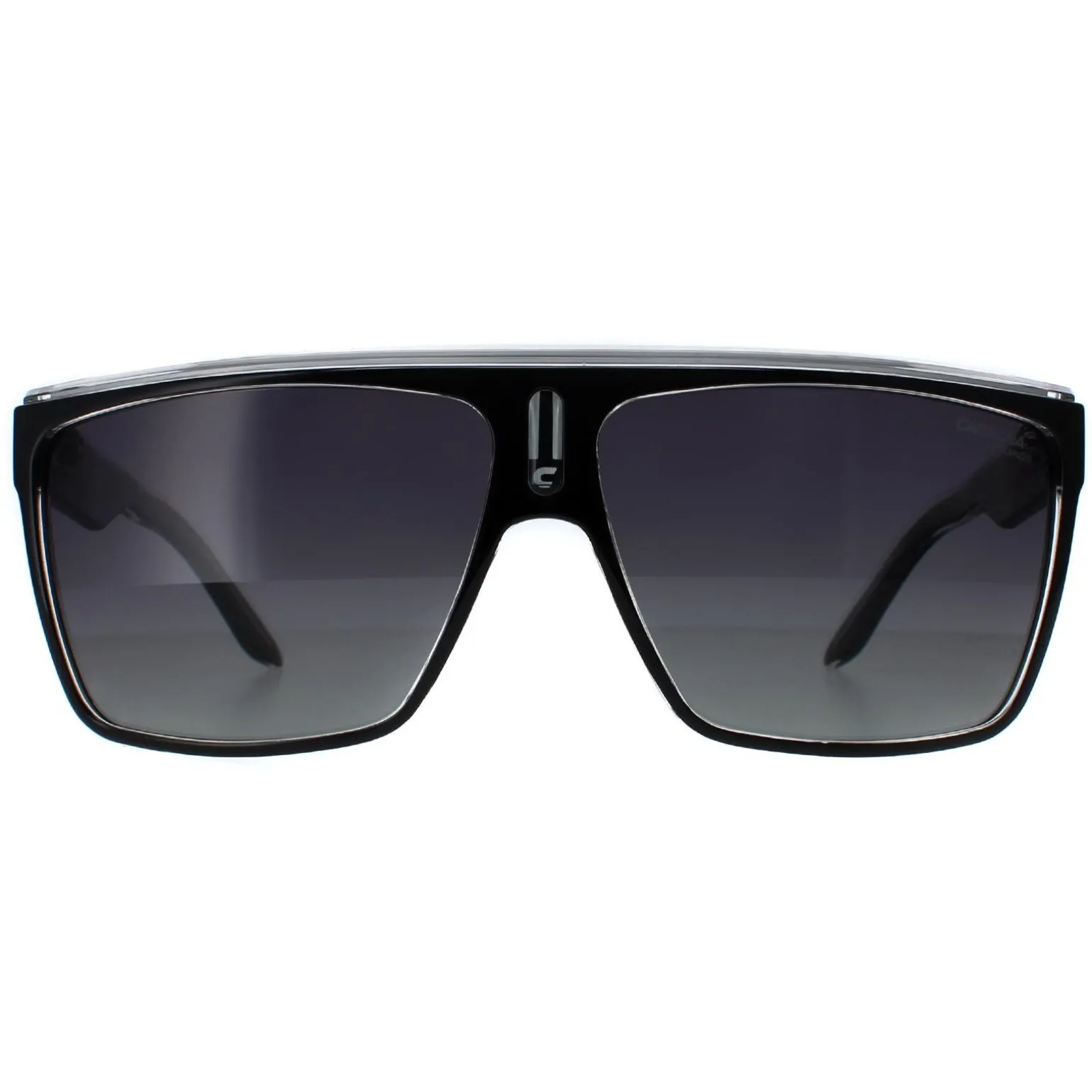 Carrera Sunglasses 22 P56/WJ Black White Grey Gradient Polarized