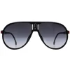 Carrera Sunglasses Champion/N OIT 9O Black Red Dark Grey Gradient