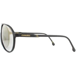 Carrera Sunglasses Champion 65 003/JO Matte Black Grey Bronze Mirrored