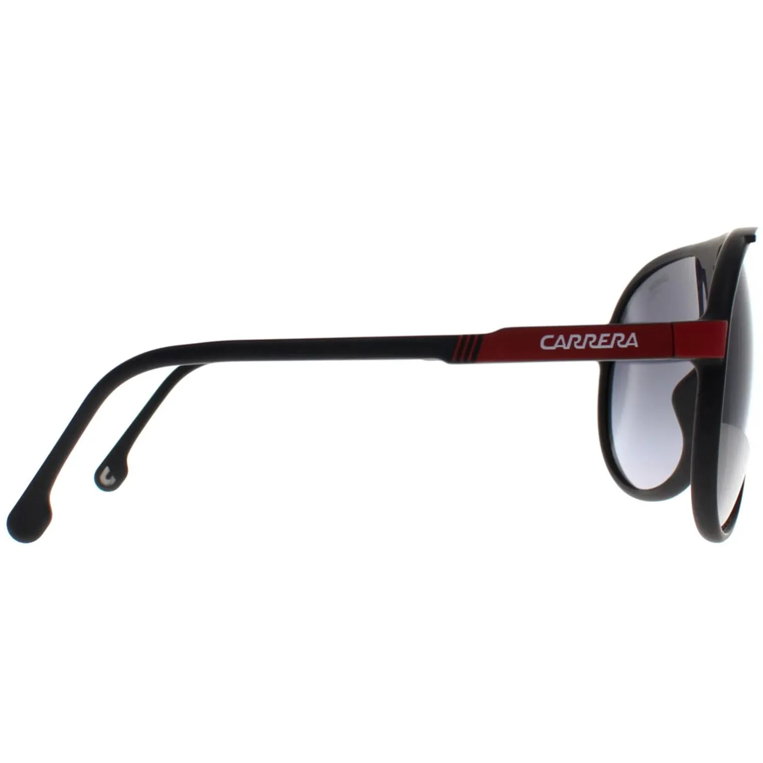 Carrera Sunglasses Champion/N OIT 9O Black Red Dark Grey Gradient