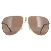 Carrera Sunglasses Gipsy 65 AOZ 70 Matte Gold Brown