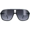 Carrera Sunglasses Grand Prix 3 80S/9O Black and White Grey Gradient
