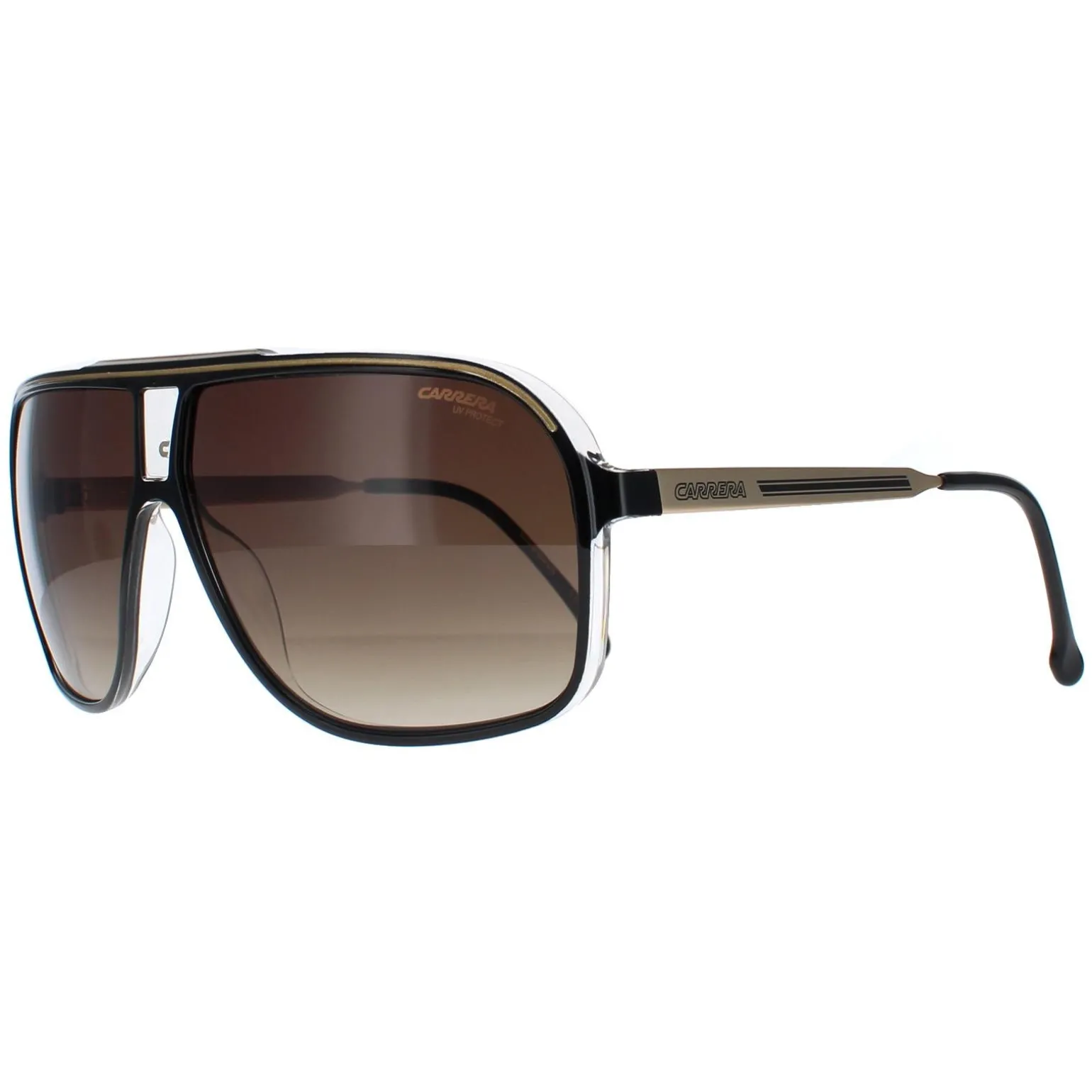 Carrera Sunglasses GRAND PRIX 3 2M2 HA Black Gold Brown Gradient
