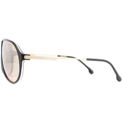 Carrera Sunglasses Hot 65 KDX/G4 Black Nude Brown Mirror