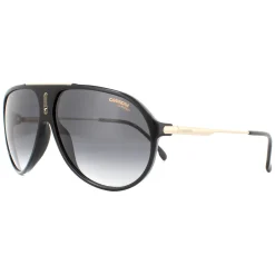 Carrera Sunglasses Hot 65 807/9O Black Dark Grey Gradient