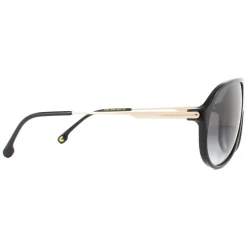 Carrera Sunglasses Hot 65 807/9O Black Dark Grey Gradient