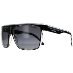 Carrera Sunglasses 22/N 80S 9O Black White Dark Grey Gradient
