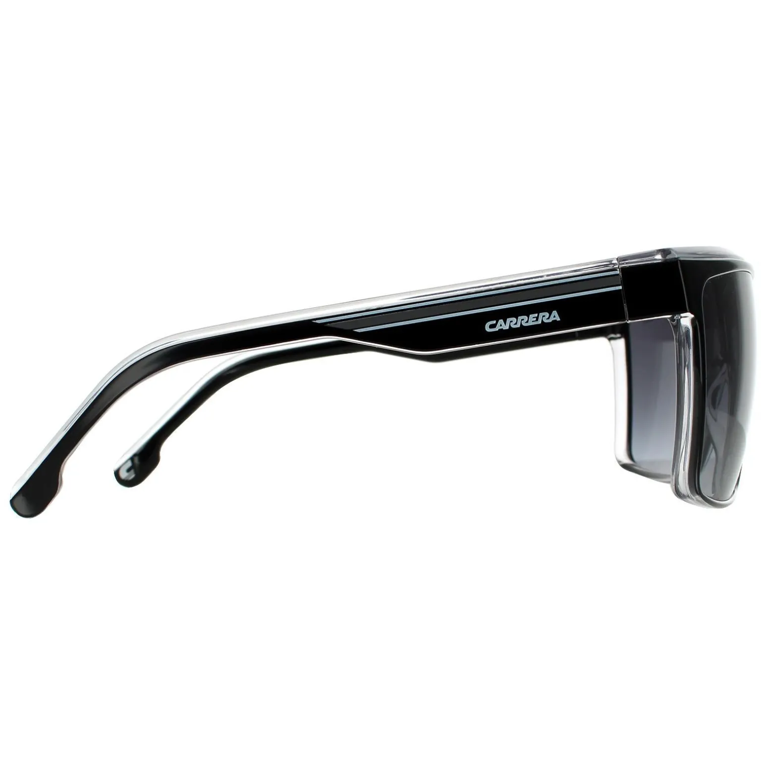 Carrera Sunglasses 22/N 80S 9O Black White Dark Grey Gradient
