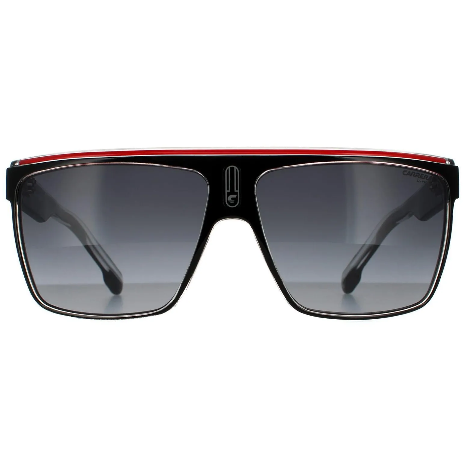 Carrera Sunglasses 22/N T4O 9O Black Crystal White Red Dark Grey Gradi