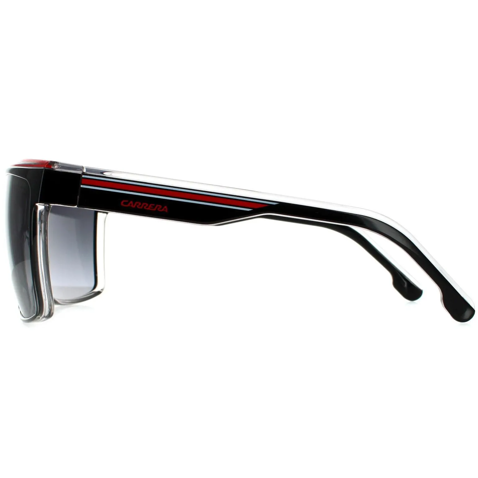 Carrera Sunglasses 22/N T4O 9O Black Crystal White Red Dark Grey Gradi