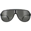 Carrera Sunglasses 1057/S 08A M9 Black Grey Grey Polarized