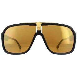 Carrera Sunglasses 1014/S I46 K1 Black Gold Gold Mirror