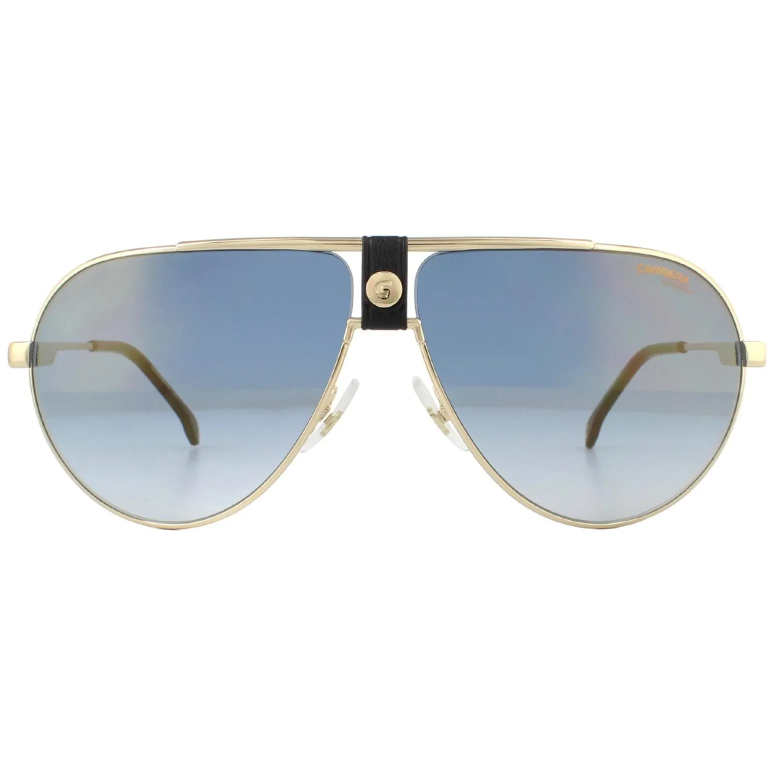 Carrera Sunglasses 1033/S 2M2 1V Black Gold Blue Gold Gradient Mirror