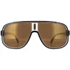 Carrera Sunglasses 1058/S 2M2 YL Black Gold Gold High Contrast Polariz
