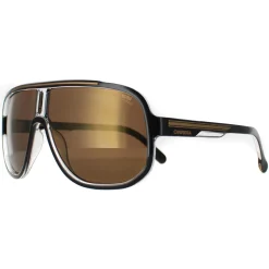 Carrera Sunglasses 1058/S 2M2 YL Black Gold Gold High Contrast Polariz