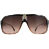 Carrera Sunglasses 1014/S R60 HA Black Brown Brown Gradient
