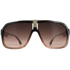 Carrera Sunglasses 1014/S R60 HA Black Brown Brown Gradient