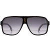 Carrera Sunglasses 1001/S 80S 9O Black White Dark Grey Gradient