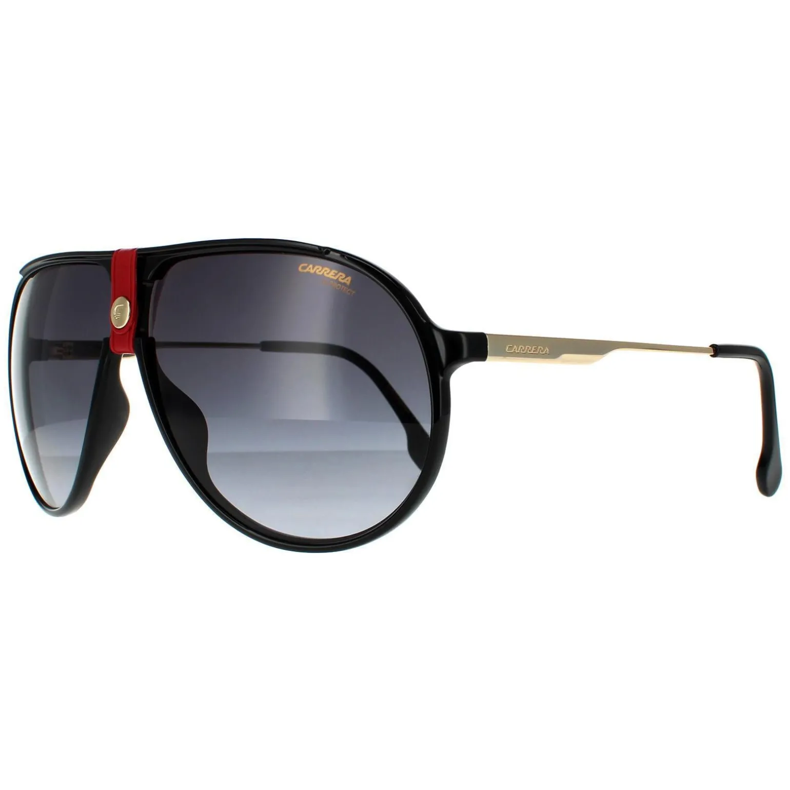 Carrera Sunglasses 1034S Y11 9O Gold Red and Black Grey Gradient