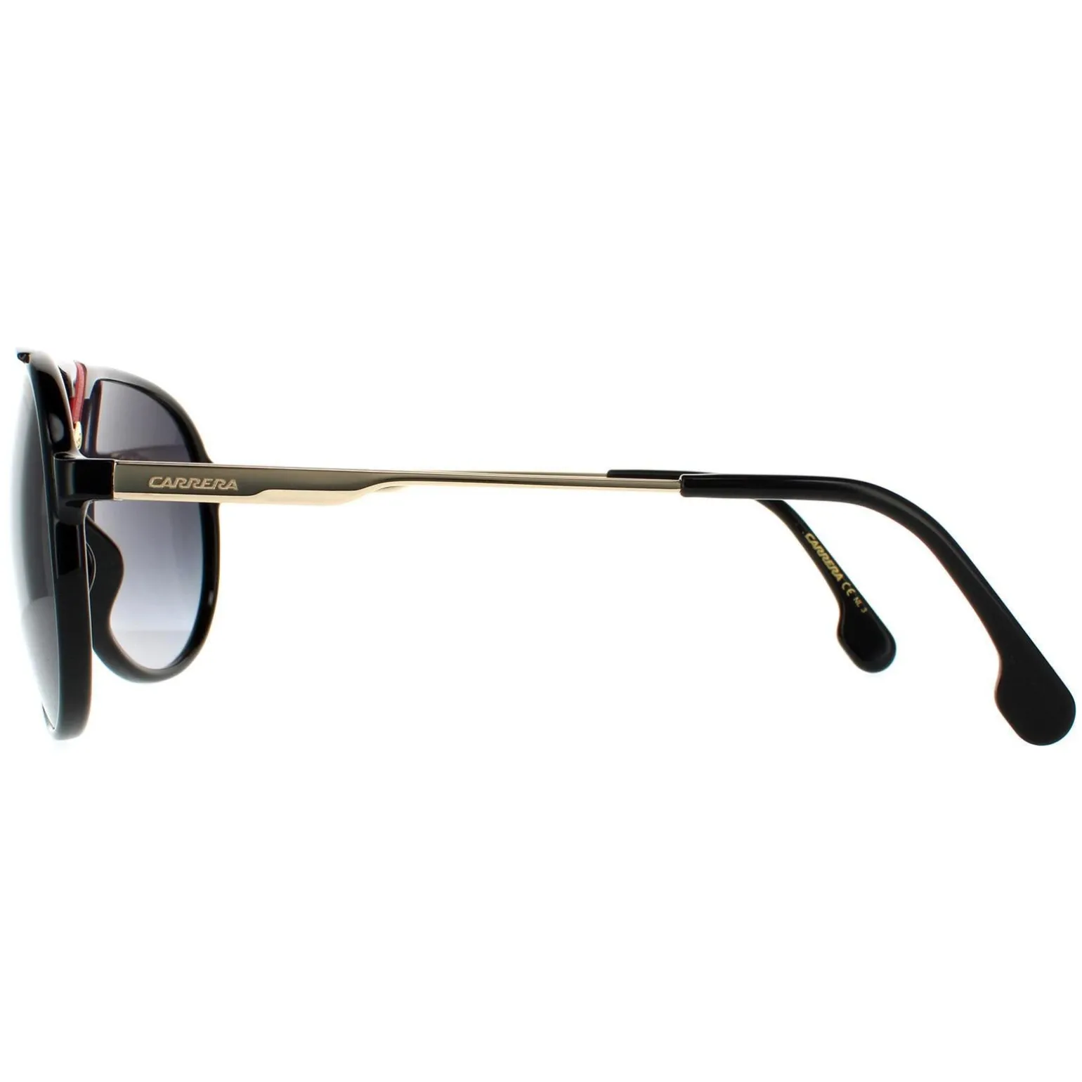 Carrera Sunglasses 1034S Y11 9O Gold Red and Black Grey Gradient