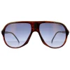 Carrera Sunglasses Safari 65/N 086 1V Dark Havana Grey Bronze Mirror