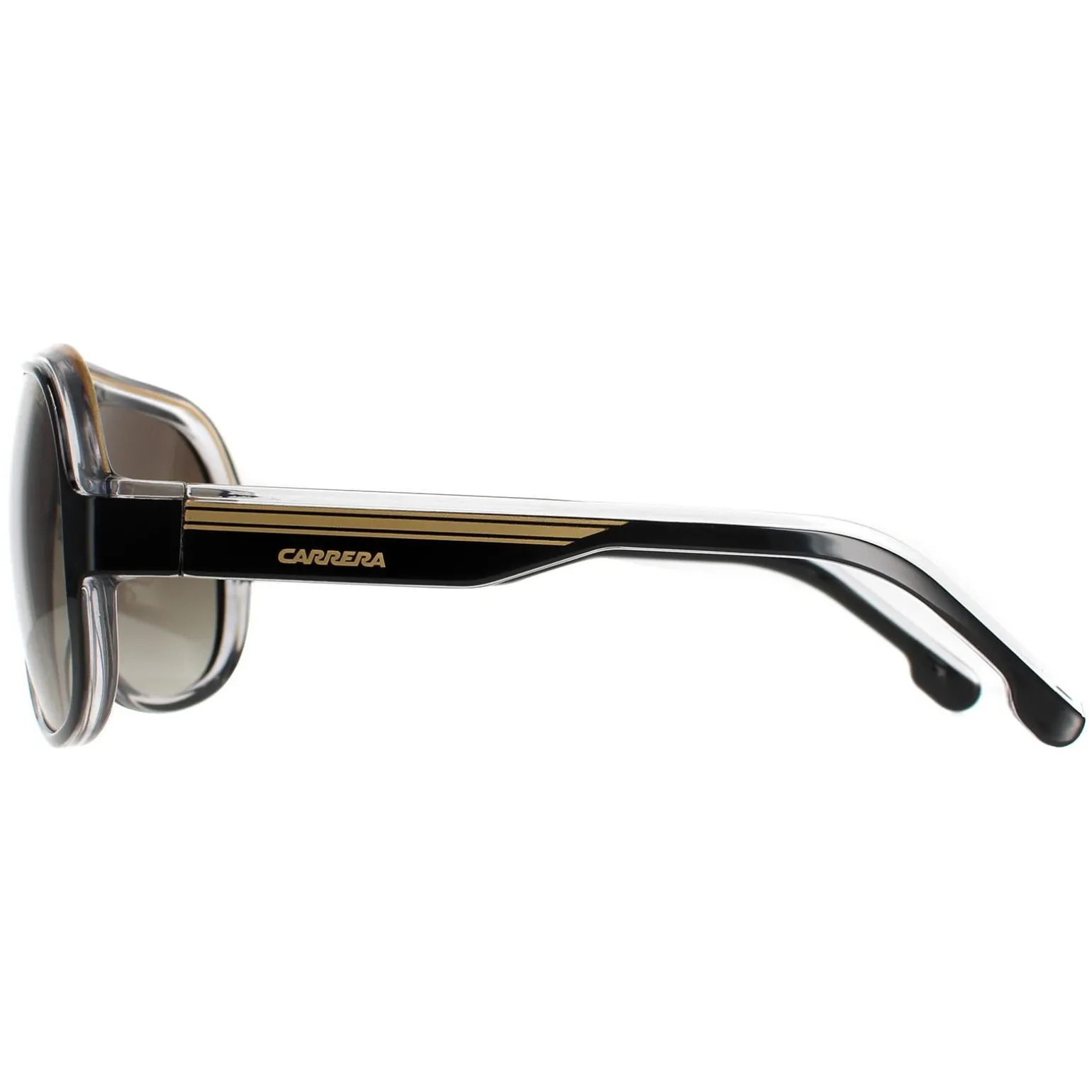 Carrera Sunglasses Speedway/N 2M2 HA Black Gold Brown Gradient