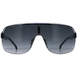 Carrera Sunglasses Topcar 1/N 80S 9O Black White Dark Grey Gradient