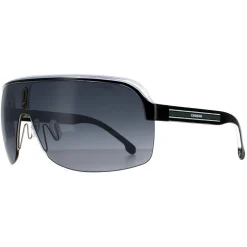 Carrera Sunglasses Topcar 1/N 80S 9O Black White Dark Grey Gradient