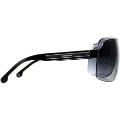Carrera Sunglasses Topcar 1/N 80S 9O Black White Dark Grey Gradient