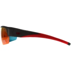 Caterpillar Sunglasses CTS-8022 108P Matte Metallic Grey Red Mirror Po