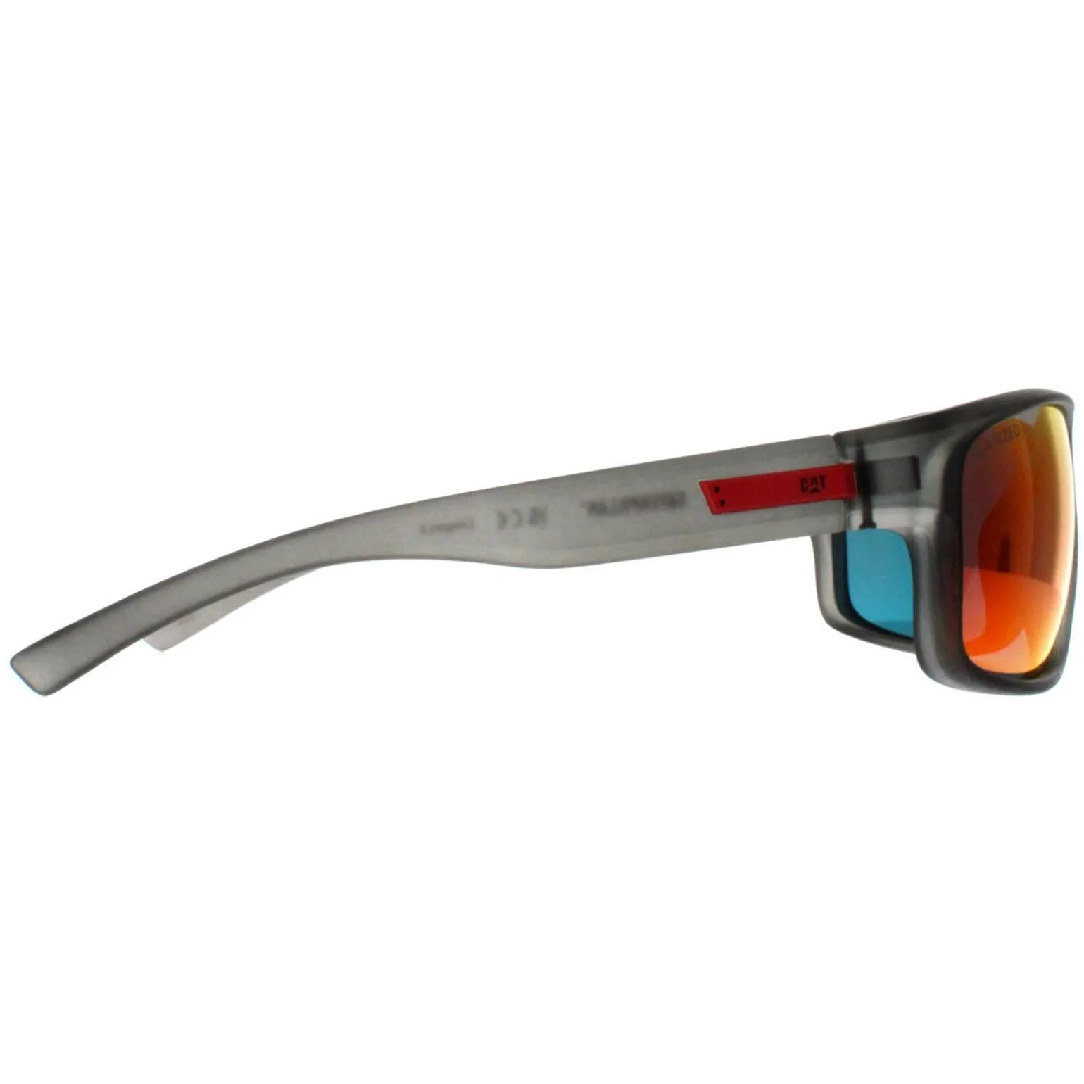 Caterpillar Sunglasses CTS-8019 108P Frosted Dark Grey Red Grey Gradie