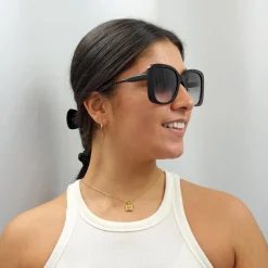 Chloe Sunglasses CH0125S 001 Black Grey Gradient
