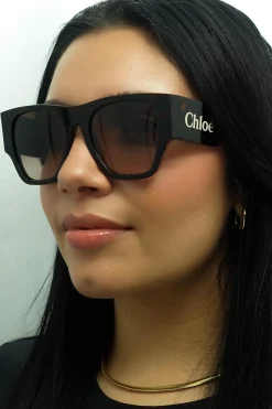 Chloe Sunglasses CH0233S 002 Dark Havana Brown Gradient